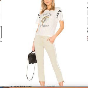 NWT Pam & Gela Sidestripe Off Set Skinny Pant Size 26